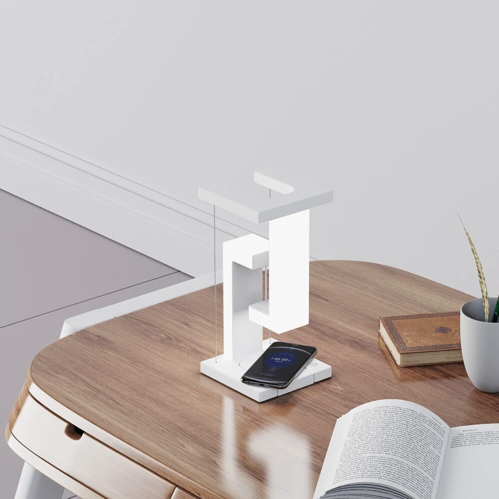 BEYONDARY Floating Wireless Charging Balance Lamp for Home & Bedroom