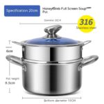 20CM Soup Pot With Steamer