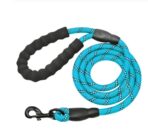 Reflective Dog Leash: Heavy-Duty Nylon with Foam Handle - Image 3