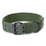 Tactical Heavy-Duty Dog Collar with Padded Nylon & Metal Buckle - Image 3
