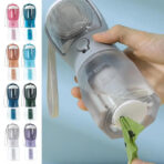 3-in-1 Portable Dog Travel Bottle | Water, Food & Waste Bag Dispenser - Image 9