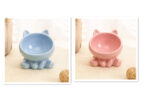 Ergonomic Tilted Ceramic Cat Bowl for Neck Protection - Image 2