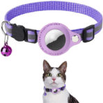 Reflective AirTag Cat Collar with Safety Breakaway Buckle - Image 9