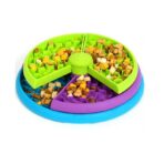 3-in-1 Interactive Slow Feeder Bowl for Dogs & Cats — Puzzle + Lick Mat + Slow Bowl