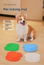 Slow Feeder Lick Mat for Dogs & Cats — Non-Slip Suction Cup Design