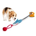 Shark Suction Cup Rope Chew Toy — Interactive Tug, Chew & Fetch for Dogs