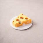 Cat Puzzle Toy Box — 3-in-1 Felt Cheese Box with Rolling Balls, Spring Wand & Treat Puzzle - Image 9